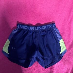 Under Armour Women's Navy Blue Shorts Small